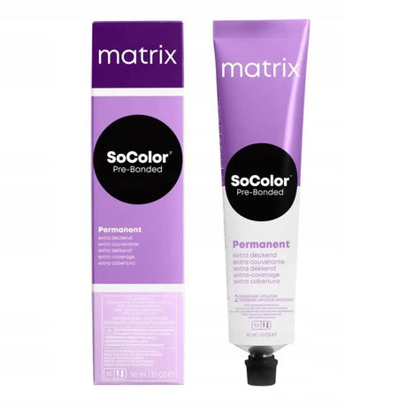 Tartós Hajfesték Ősz Haj Fedésre Matrix Socolor Beauty Extra Coverage Pre Bonded 90ml - 90 ml / EC 505Na - Haj