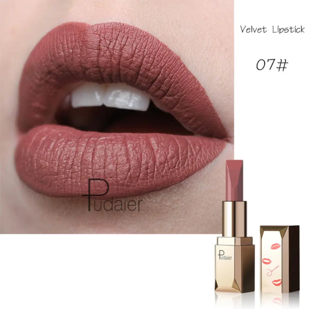 Tartós Matt Hatású Rúzs Pudaier Velvet Matte - 7 - Sminkelés
