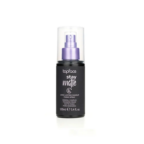 Topface Spray Fixator de Machiaj Mat – Controlul sebumului și fixare impecabilă pentru un ten mat și fresh întreaga zi