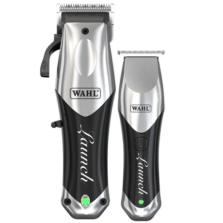 Wahl Launch Combo Hajnyíró Készlet – Professzionális Vezeték Nélküli Hajvágó és Kontúrvágó a Tökéletes Fodrászélményért