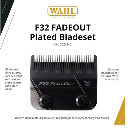 Wahl Vapor F32 Fadeout Vágófej – Ultra-Finom Precizitás és Tökéletes Kontúrok a Professzionális Fade Frizurákhoz - Gépek